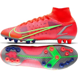 Nike Mercurial Superfly 8 Elite Ag M CV0956 600 scarpe da calcio rosso rosso