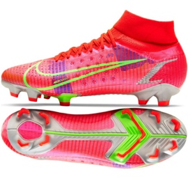 Nike Mercurial Superfly 8 Pro Fg M CV0961 600 scarpe da calcio rosso rosso