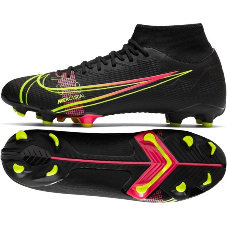Nike Mercurial Superfly 8 Academy Mg M CV0843 090 scarpe da calcio multicolore nero