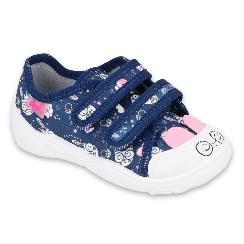 Scarpe per bambini Befado 907P127 blu navy rosa