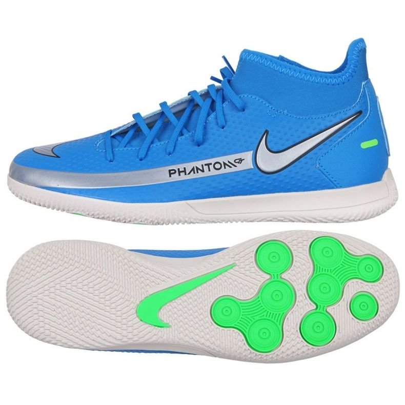 Scarpa da calcio Nike Phantom Gt Club Df Ic M CW6671 400 blu blu