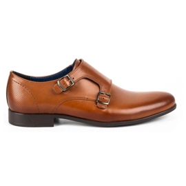 Kampol Scarpe formali uomo monki 341/C1 marrone