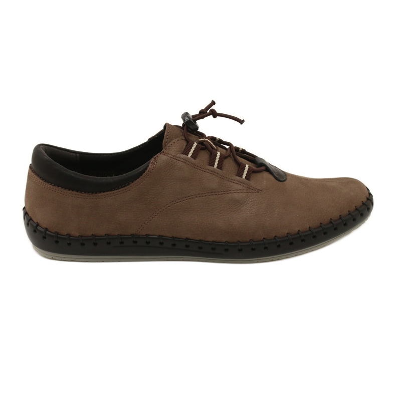 Kampol Scarpe casual da uomo 337 / OL marrone beige