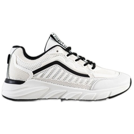 SHELOVET Scarpe da ginnastica classiche bianco nero