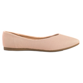 Ballerine a righe di VINCEZA beige