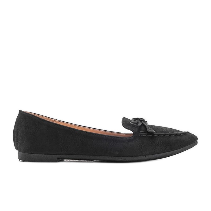 Ballerine in camoscio nero di Amara