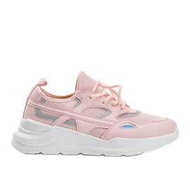 Sneakers rosa Lativia bianca
