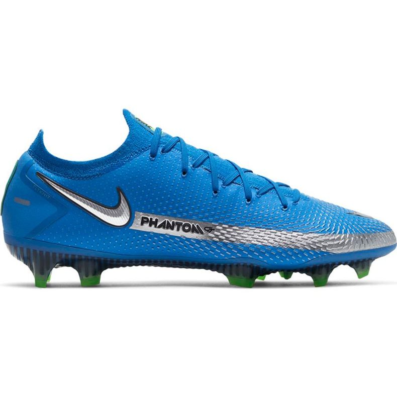 Nike Phantom Gt Elite Fg blu CK8439 400 scarpe da calcio