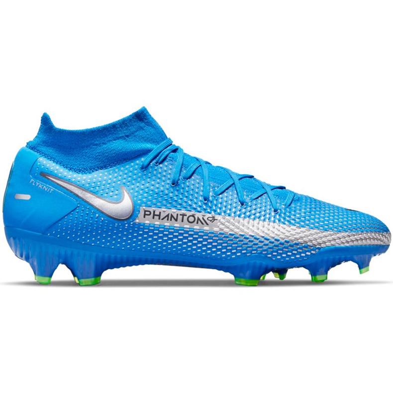 Scarpa da calcio Nike Phantom Gt Pro Df Fg CW6600 400 blu blu
