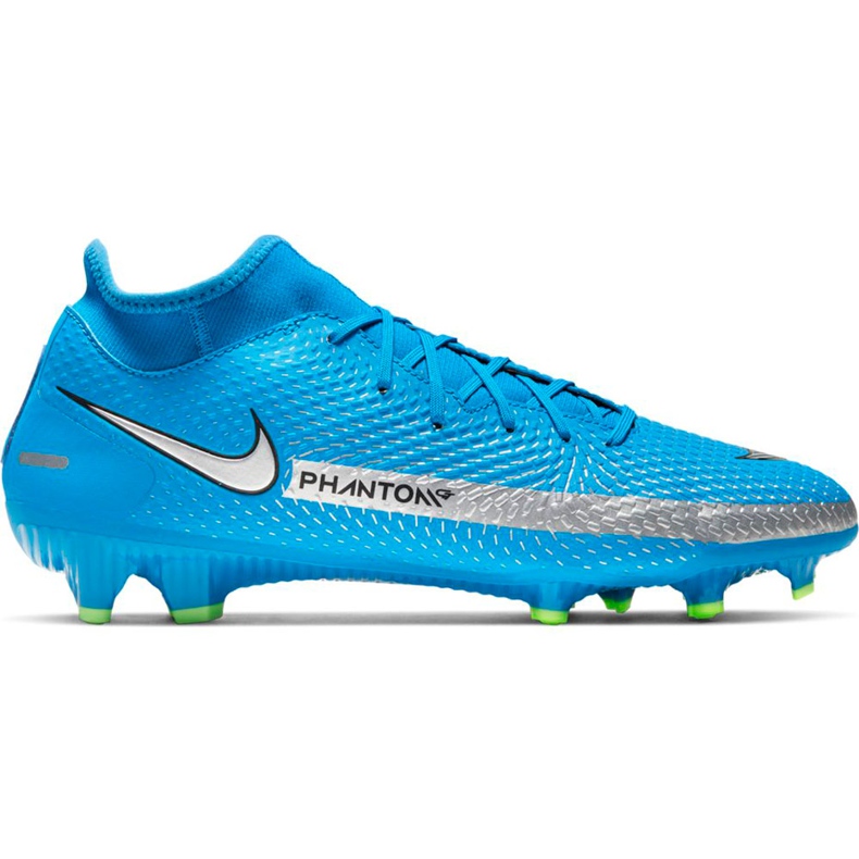 Scarpa da calcio Nike Phantom Gt Academy Df FG / MG CW6667 400 blu blu