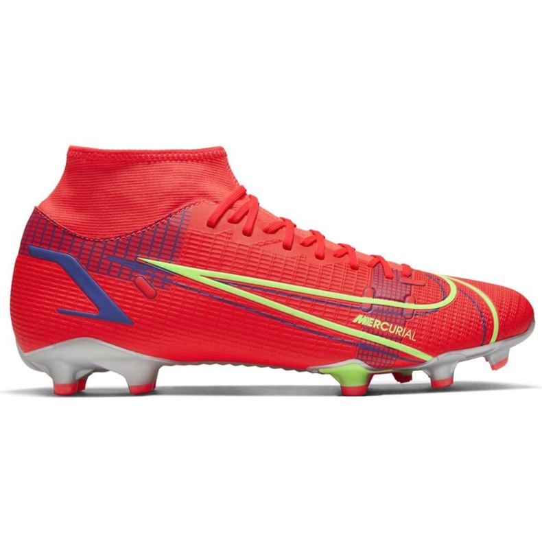 Scarpa da calcio Nike Mercurial Superfly 8 Academy FG / MG CV0843 600 rosso rosso