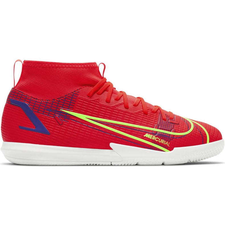 Nike Mercurial Superfly 8 Academy Ic Junior CV0784 600 scarpe da calcio rosso rosso