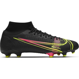 Nike Mercurial Superfly 8 Academy FG / MG CV0843 090 scarpe da calcio nero nero