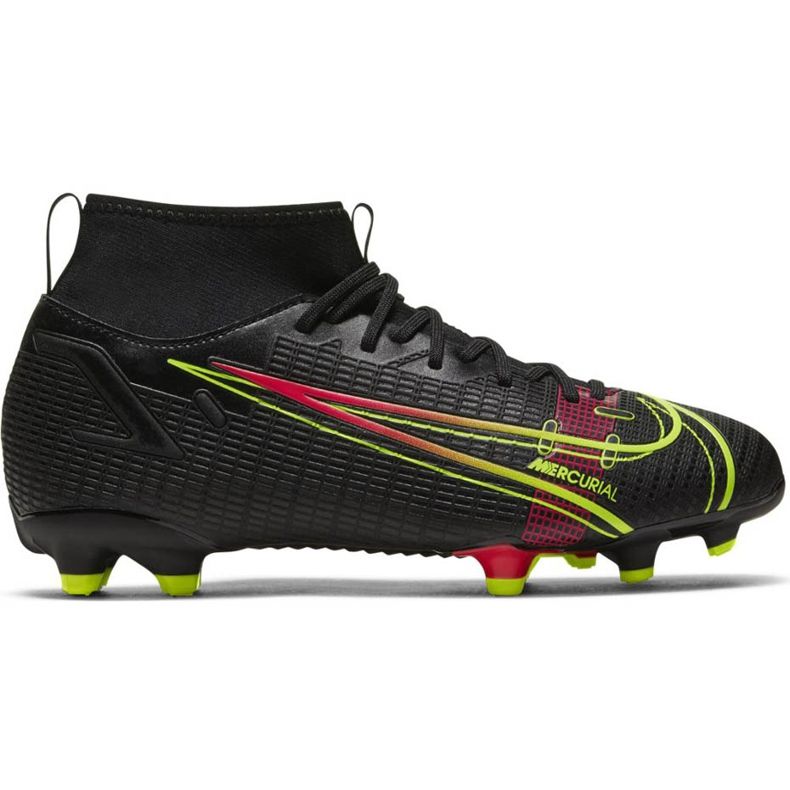 Nike Mercurial Superfly 8 Academy FG / MG Junior CV1127 090 scarpe da calcio nero nero