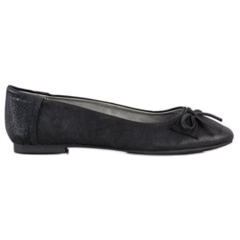 SHELOVET Ballerina classica con fiocco nero