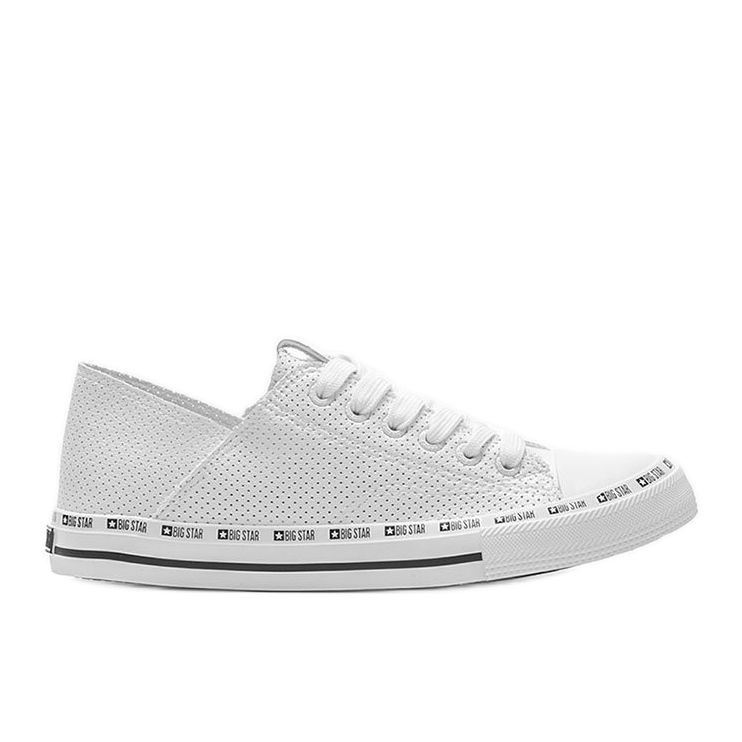 Sneaker Big Star Harley bianche traforate bianca