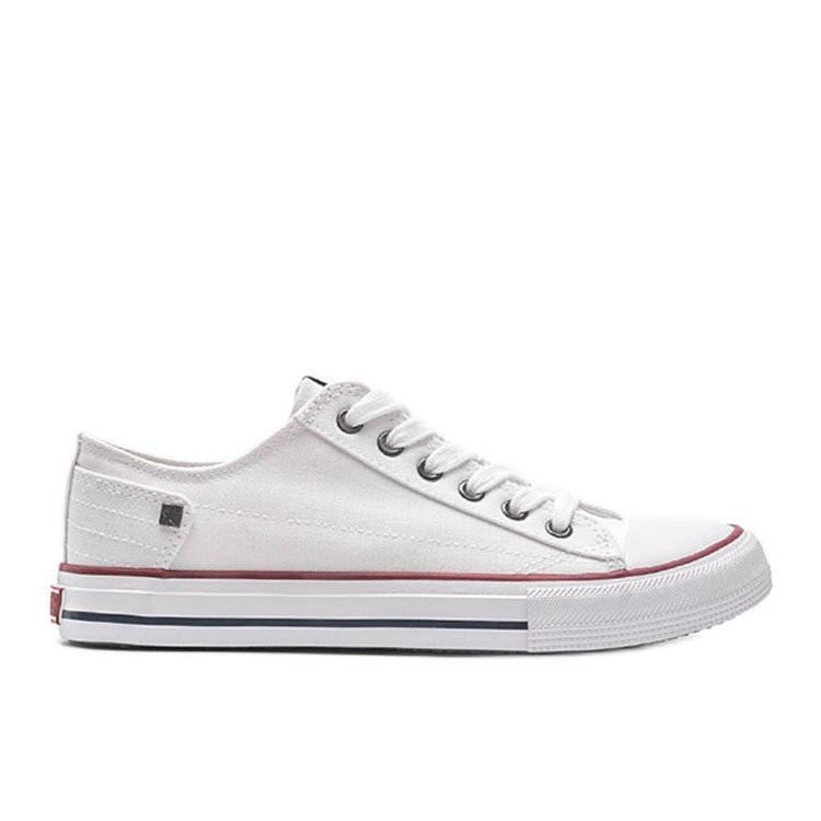 Big Star classiche sneakers bianche Elise bianca