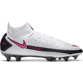 Scarpa da calcio Nike Phantom Gt Elite Df Fg CW6589 160 bianco bianco