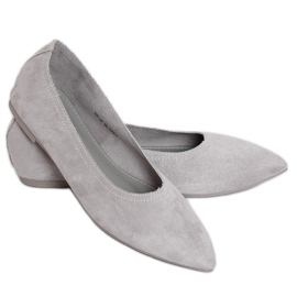 Ballerine da donna grigie NK19P Grey grigio