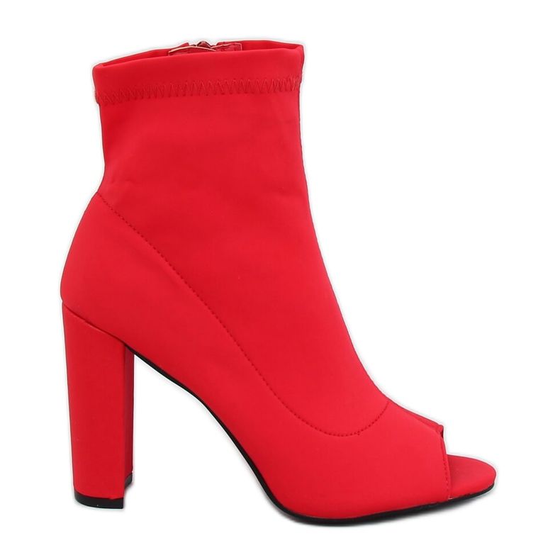 Stivali flessibili rossi open toe DF3683 Red rosso