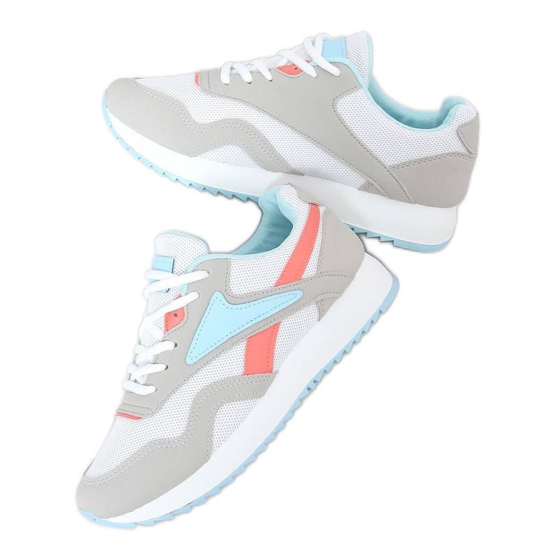 Scarpe sportive multicolori B0-517 Blu multicolore