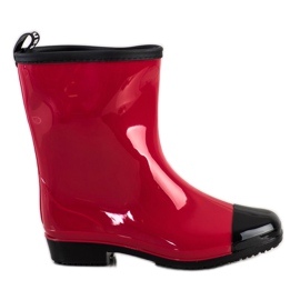 SHELOVET Comode galosce rosse rosso