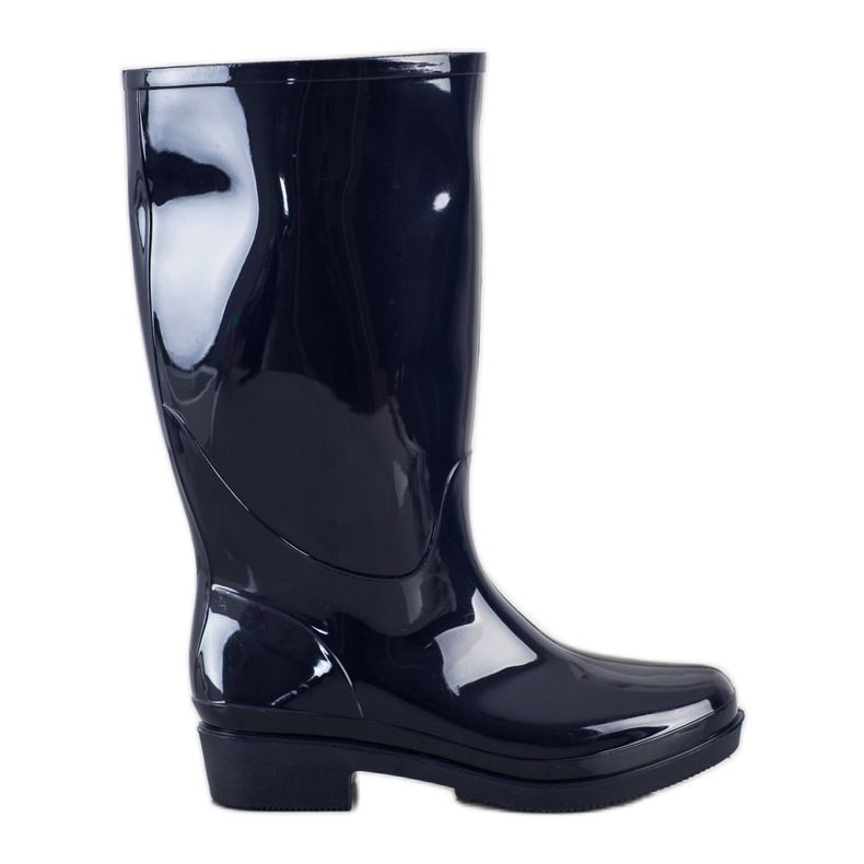 SHELOVET Galosce lucide blu navy