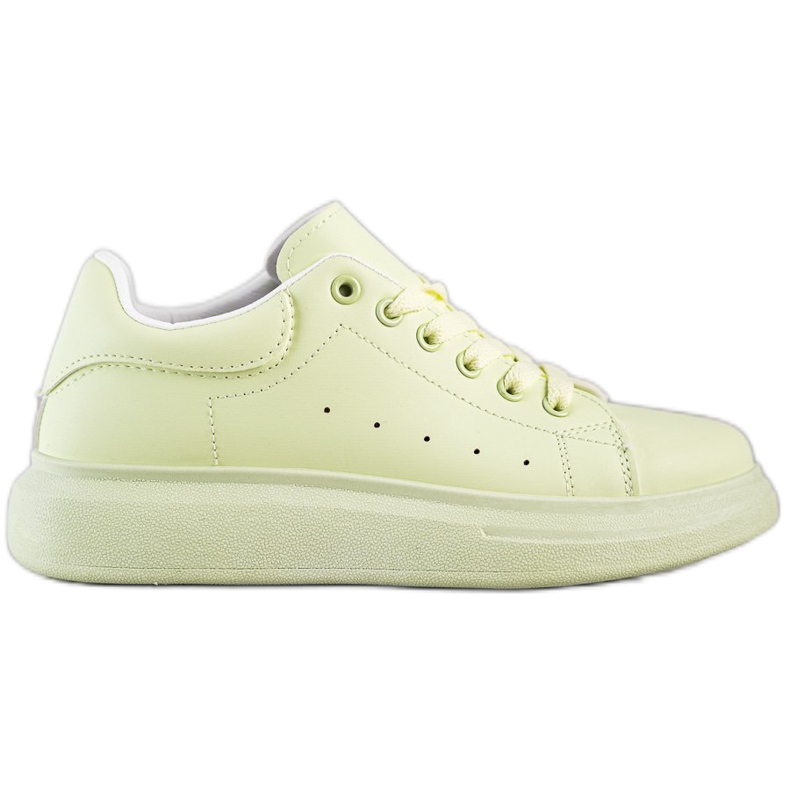 SHELOVET Sneakers verdi sulla piattaforma verde