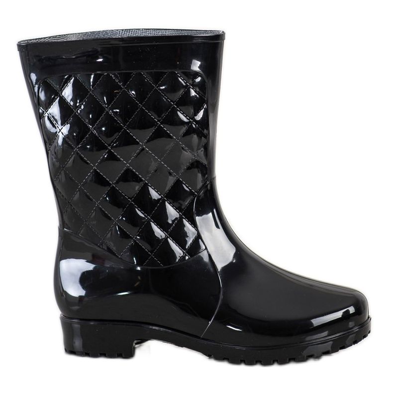 SHELOVET Stivali di gomma trapuntati alla moda nero