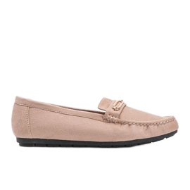 Mocassini donna Keyla beige