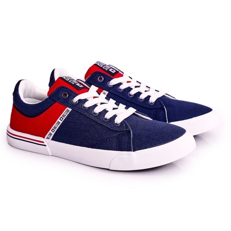Sneakers Uomo Big Star FF174137 Blu Navy-Rosso