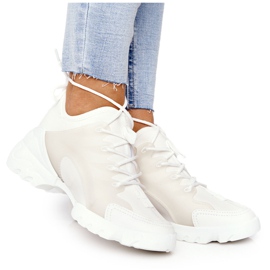 Scarpe Sportive da Donna Sneakers Bianche Born This Way bianco