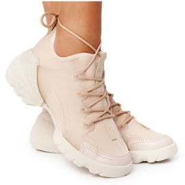 PS1 Scarpe Sportive da Donna Sneakers Beige Born This Way