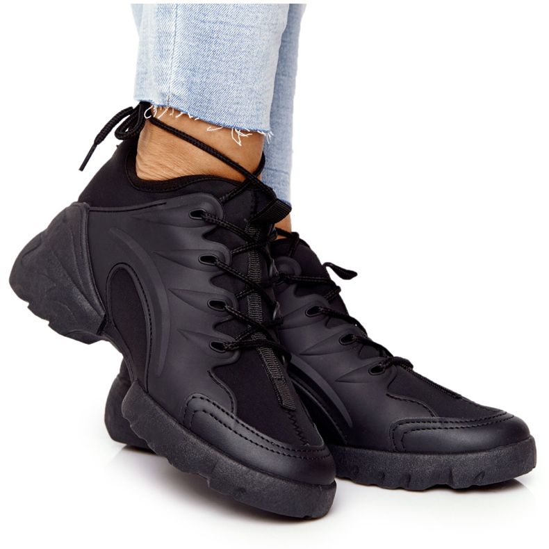 PS1 Scarpe Sportive da donna Sneakers Nere Born This Way nero