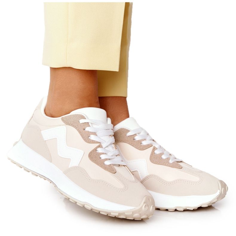 PS1 Scarpe sportive da donna Sneakers Beige Move On