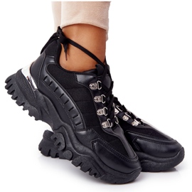 PS1 Sneakers Da Donna Con Suola Larga Good Mood nero