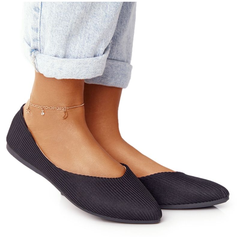 Delicata Ballerina In Spitz Vinceza 2187 Nera nero