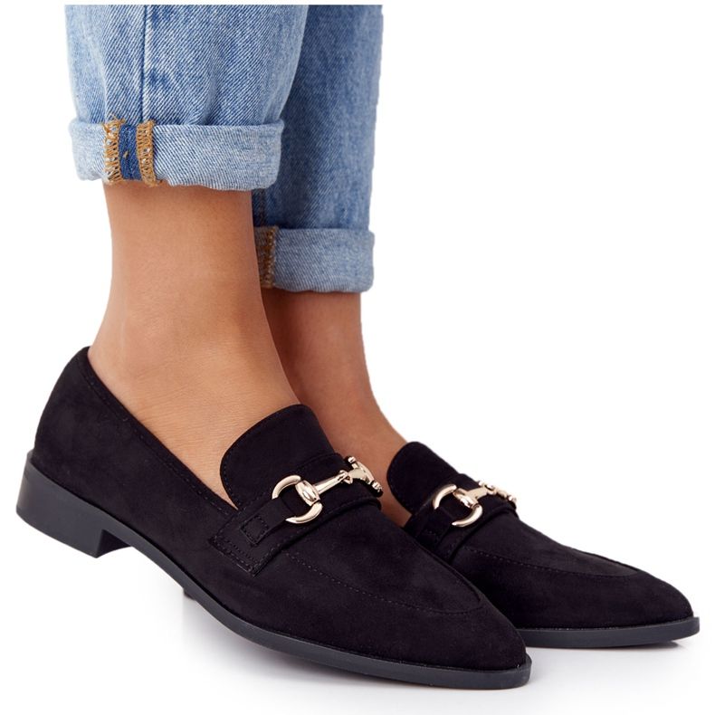 S.Barski Mocassini Eleganti Donna S. Barski Suede Nero