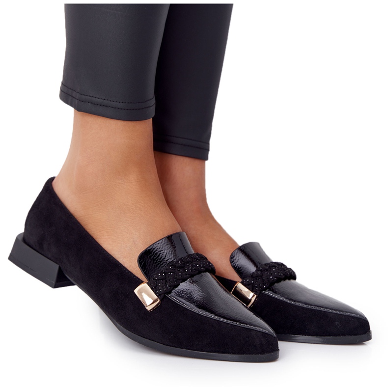 S.Barski Mocassini Eleganti S. Barski Premium Suede Nero