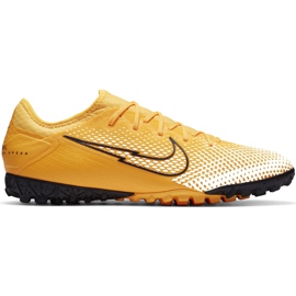 Nike Mercurial Vapor 13 Pro Tf AT8004 801 scarpa da calcio arancia giallo