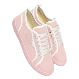 Rosa NB385P Sneakers rosa bianco