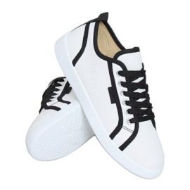Sneakers bianche NB385P Bianco nero