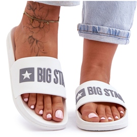 Pantofole da donna Big Star FF274A199 Bianco