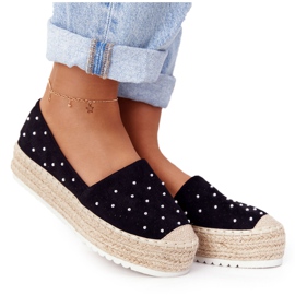 S.Barski Espadrillas On The Straw Platform S. Bararski Black nero