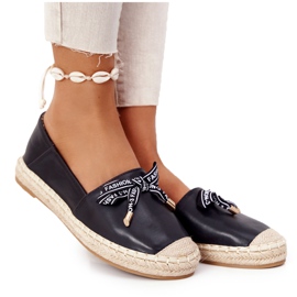 S.Barski Espadrillas S. Barski Nere Su Suola Di Paglia nero