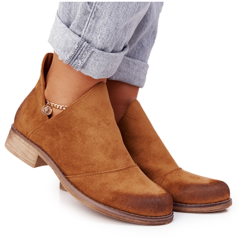 PS1 Stivali da donna con cut-out di Camel Hillary marrone