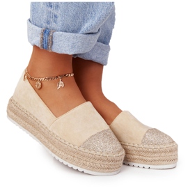 S.Barski Espadrillas Sulla Piattaforma Di Paglia S. Barski Beige