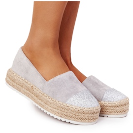 S.Barski Espadrillas Sulla Piattaforma Di Paglia S. Barski Grey beige