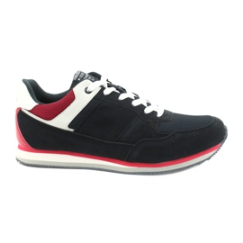 Sneakers leggere American Club FH12 bianco rosso blu navy