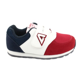 American Club Scarpe sportive per bambini Inserto in pelle BS01 BS02 ROSSO multicolore